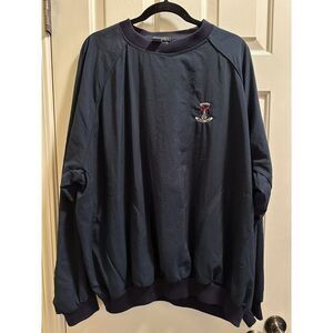 Bernini Of Beverly Hills Blue Golf Pullover  Men's Size XL Made in USA‎